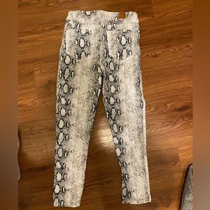 Snake skin pants, worn a few times. Don’t fit anymore!